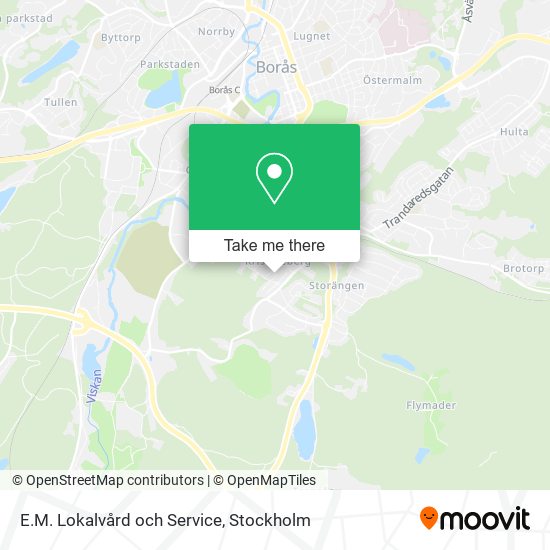 E.M. Lokalvård och Service map