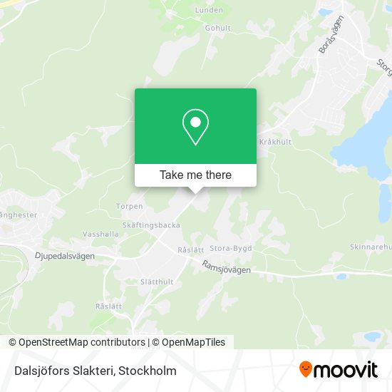 Dalsjöfors Slakteri map