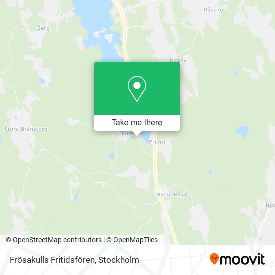 Frösakulls Fritidsfören map