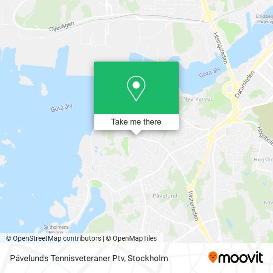 Påvelunds Tennisveteraner Ptv map