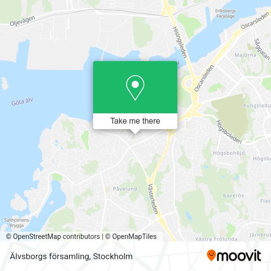 Älvsborgs församling map