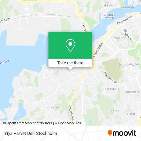 Nya Varvet Deli map