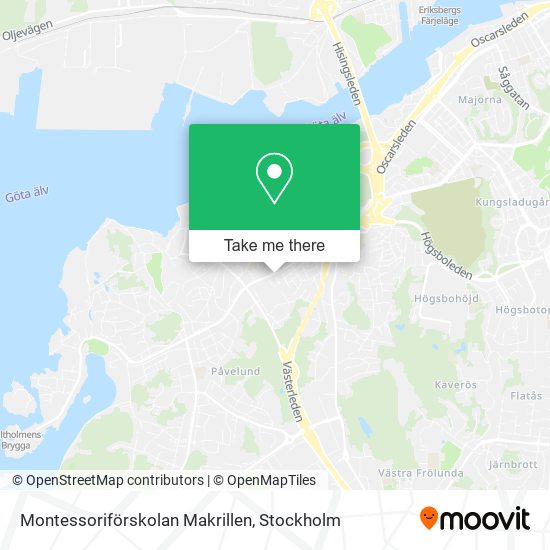 Montessoriförskolan Makrillen map