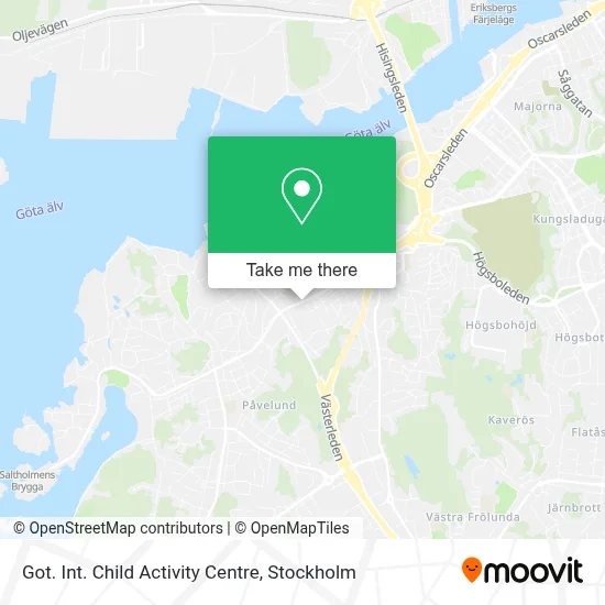 Got. Int. Child Activity Centre map