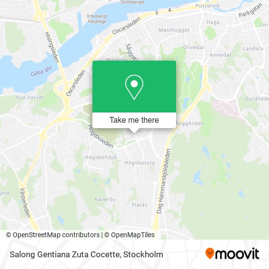 Salong Gentiana Zuta Cocette map