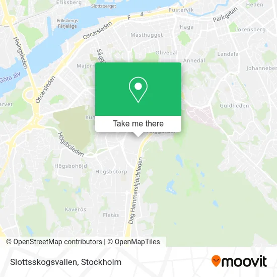 Slottsskogsvallen map