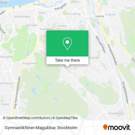 Gymnastikfören Majgubbar map