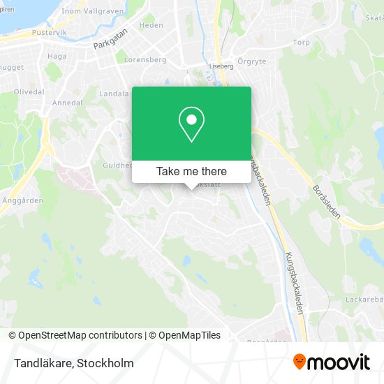 Tandläkare map