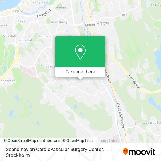 Scandinavian Cardiovascular Surgery Center map