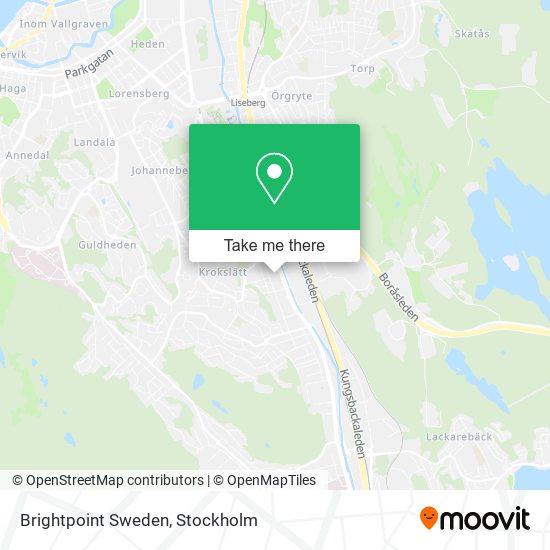 Brightpoint Sweden map