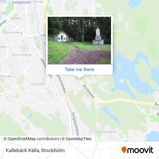 Kallebäck Källa map