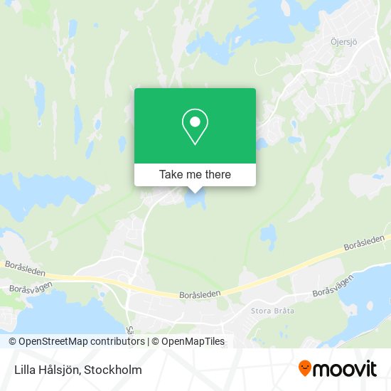Lilla Hålsjön map