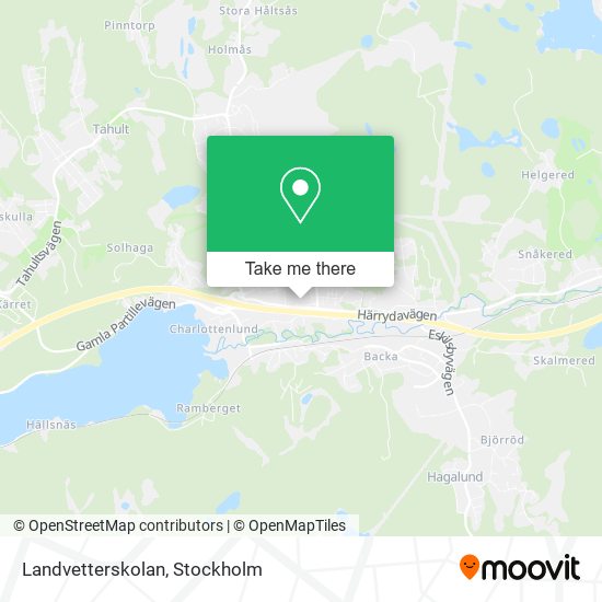 Landvetterskolan map