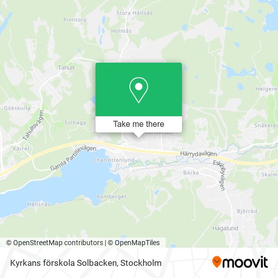 Kyrkans förskola Solbacken map