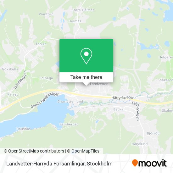 Landvetter-Härryda Församlingar map