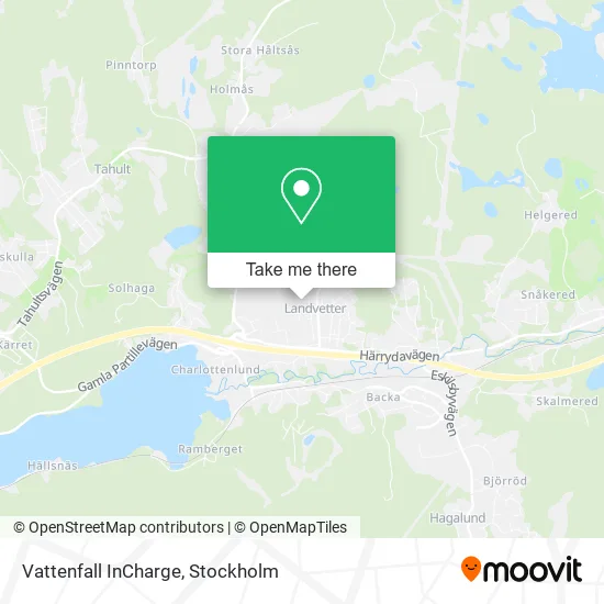 Vattenfall InCharge map