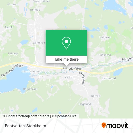 Ecotvätten map