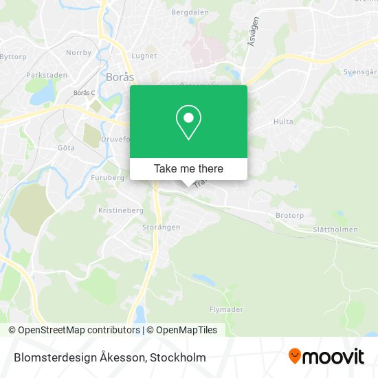 Blomsterdesign Åkesson map