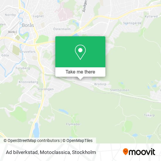 Ad bilverkstad, Motoclassica map