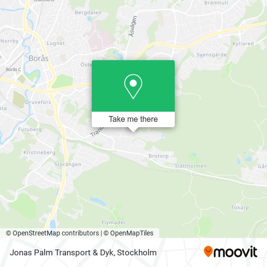 Jonas Palm Transport & Dyk map