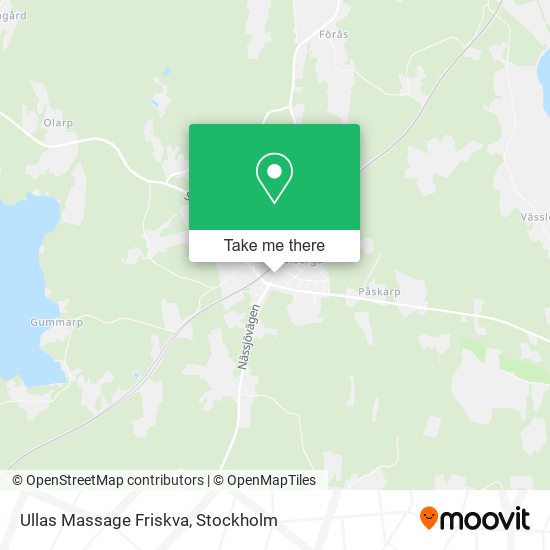 Ullas Massage Friskva map