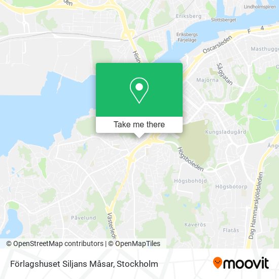 Förlagshuset Siljans Måsar map