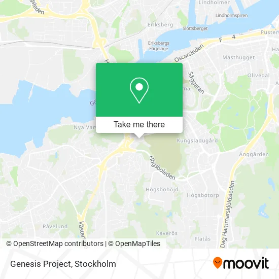 Genesis Project map