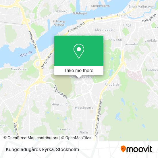 Kungsladugårds kyrka map