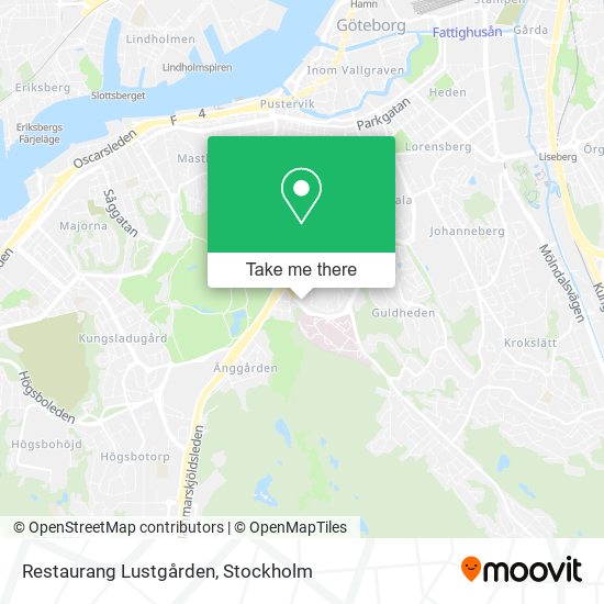 Restaurang Lustgården map