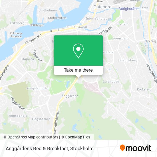 Änggårdens Bed & Breakfast map