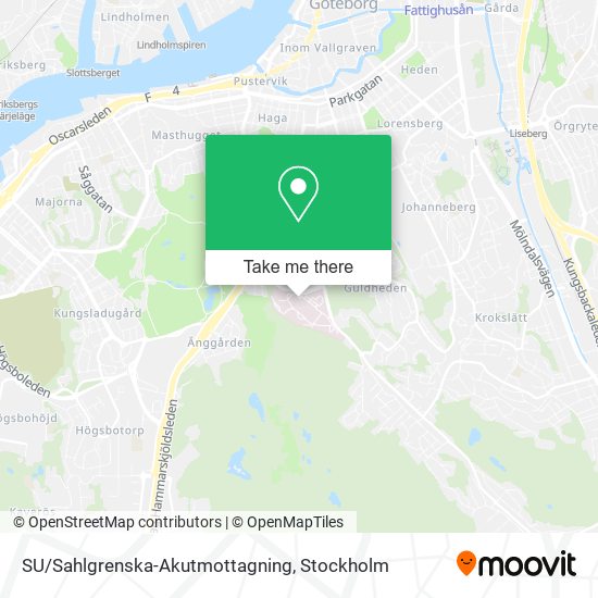 SU/Sahlgrenska-Akutmottagning map