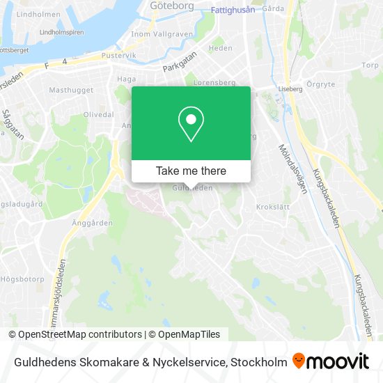 Guldhedens Skomakare & Nyckelservice map