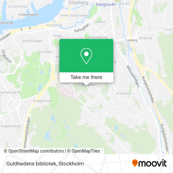 Guldhedens bibliotek map