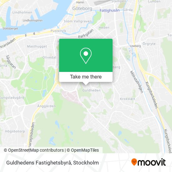 Guldhedens Fastighetsbyrå map