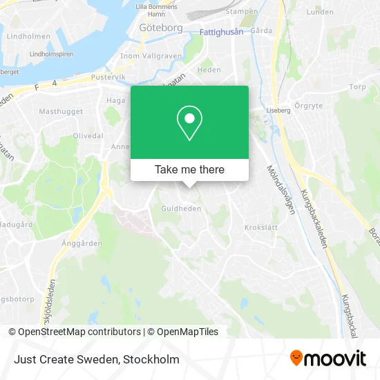 Just Create Sweden map