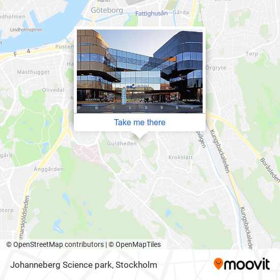 Johanneberg Science park map