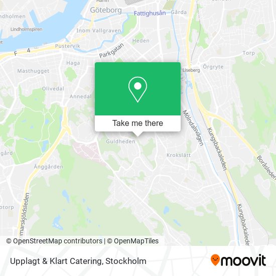 Upplagt & Klart Catering map