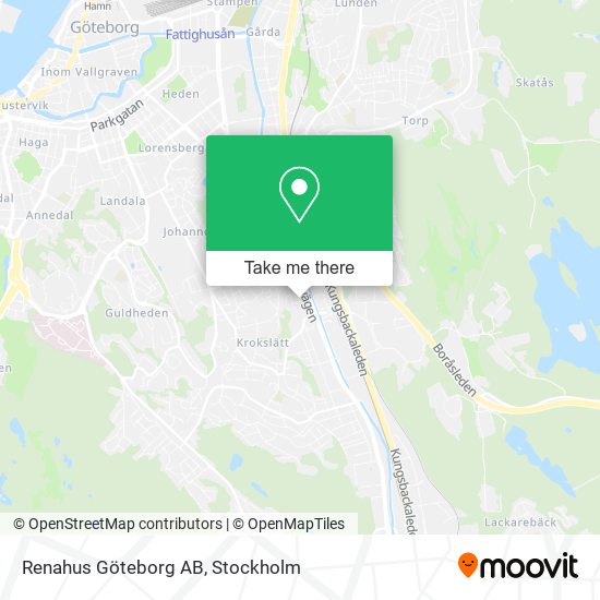 Renahus Göteborg AB map