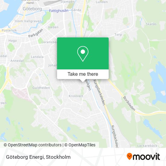 Göteborg Energi map