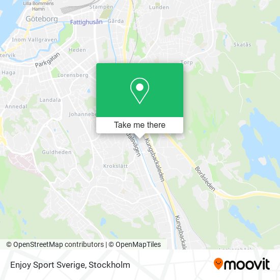 Enjoy Sport Sverige map