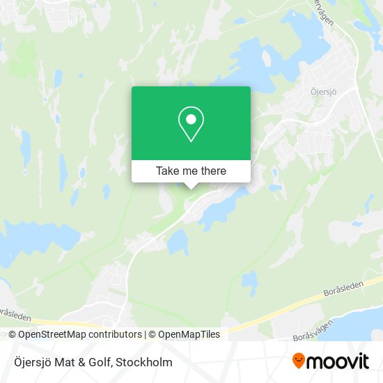 Öjersjö Mat & Golf map