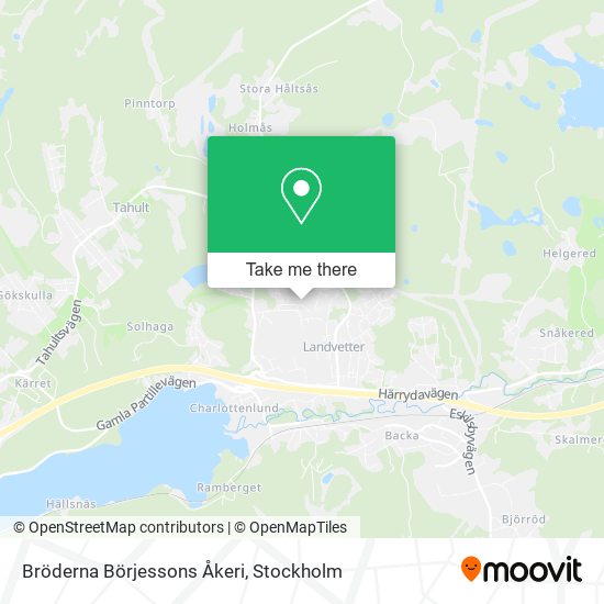 Bröderna Börjessons Åkeri map