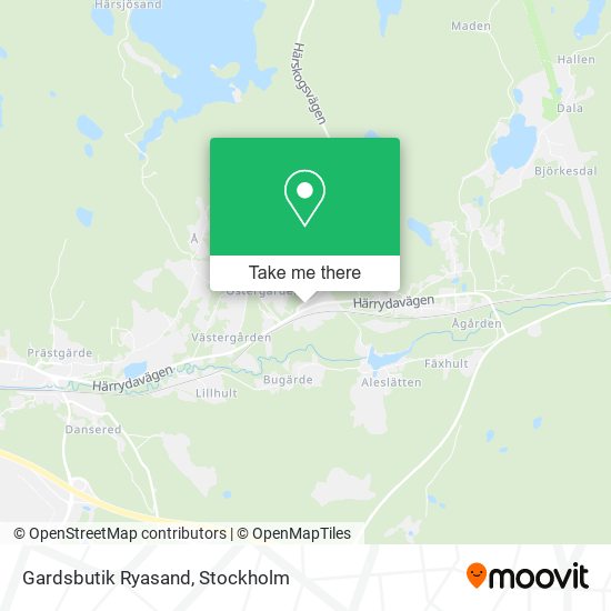 Gardsbutik Ryasand map