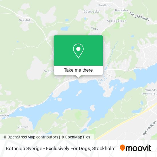 Botaniqa Sverige - Exclusively For Dogs map