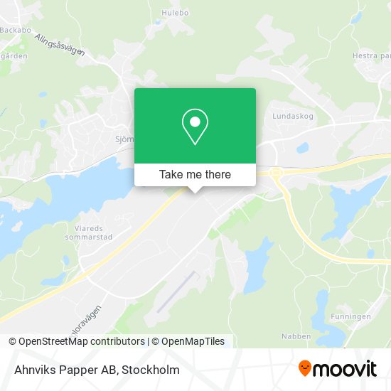 Ahnviks Papper AB map