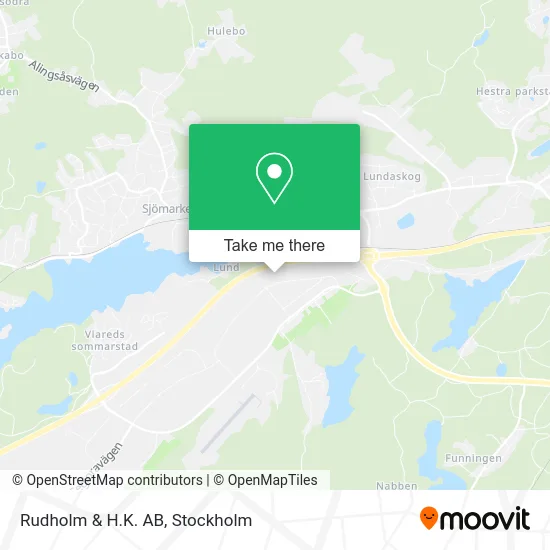 Rudholm & H.K. AB map