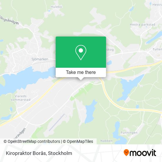 Kiropraktor Borås map