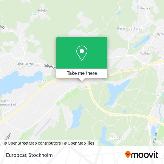 Europcar map