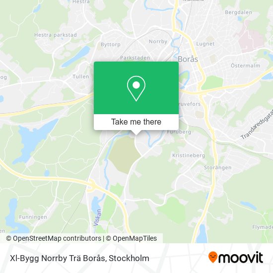 Xl-Bygg Norrby Trä Borås map