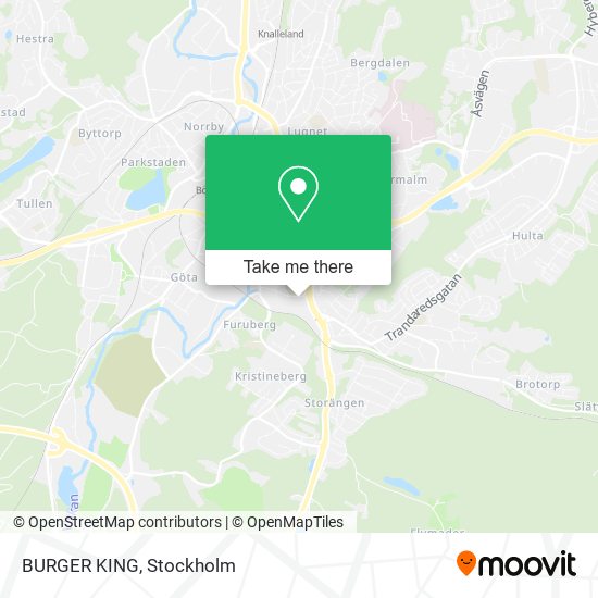 BURGER KING map